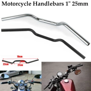 Manillar universal de 1" pulgadas 25 mm para motocicleta Harley Dyna Sportster - Imagen 1 de 33
