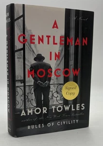 Amor Towles A Gentleman in Moscow SIGNED 2016 HCDJ First Edition Later Printing - Bild 1 von 10