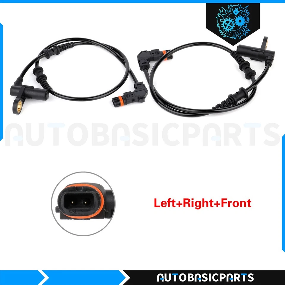 2 Pcs Front Left & Right side ABS Soeed Sensor For 2000-2006 Mercedes-Benz CL500 Foto 1 de 4