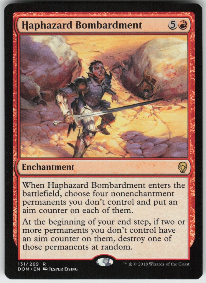 Haphazard Bombardment 131 Dominaria R NM - Image 1 of 1