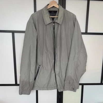 FLAWED AS IS! ScotteVest Jacket Mens XL Gray Travel~READ DESCRIPTION! No RETURNS - Image 1 of 4