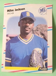 1988 Fleer Update - Mike Jackson #U-60 (RC) - Seattle Mariners  - Picture 1 of 2