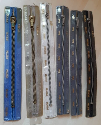 Reißverschlüsse MEHRFARBIG, ca. 16 cm , 18  cm , 6 Stück ( 40 Cent / Stück ) - Bild 1 von 4