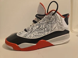 Nike Jungen Jordan Dub Zero DV1359-160 Weiß Basketballschuhe Turnschuhe Größe 1,5Y - Bild 1 von 17