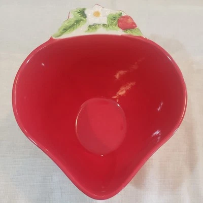 Temptations Figura Fruta Mezclador Cuenco 2 Qt Fresa Servir Manzana por Tara Foto 1 de 4