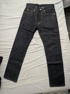 IRON HEART 634 21oz Selvedge Straight Denim Jeans Indigo Größe W29 gesäumt - Bild 1 von 9