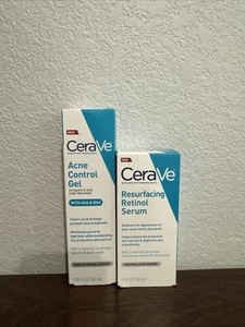 Confezione da 2. CeraVe Gel Controllo Acne con AHA & BHA + Siero Retinolo - Foto 1 di 1