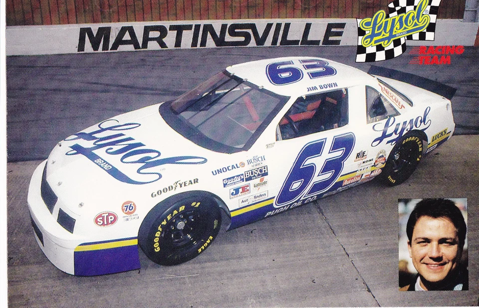 Tarjeta postal Jim Bown 1994 - Chevrolet Lumina Lysol 9" X 6" Foto 1 de 1