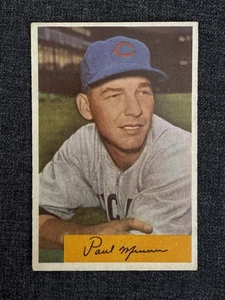 1954 BOWMAN BASEBALL CARD #13 PAUL MINNER CHICAGO CUBS  EXMT - Picture 1 of 2