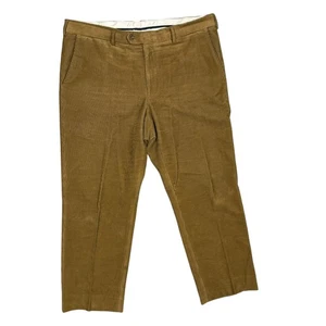Coppley Corduroy Pants Brown Mens Trousers Stretch Cotton 40x30 - Picture 1 of 9