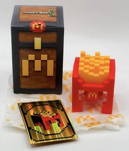 2025 McDonald's Minecraft Movie Adult Happy Meal FRY HELMET With Unused Code - Bild 1 von 2