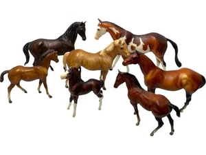Vintage Breyer Horses - Breyer Molding Company Horses USA lotto di 8 da collezione - Foto 1 di 11