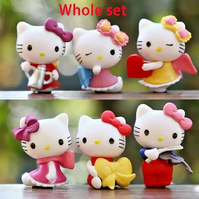 Ambientador Acrílico Coche Hello Kitty - Diseño Gato Rosa Brillante, Acentos Florales Foto 1 de 4