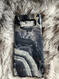 Burga Tough Case for Samsung Galaxy Note 8 – “Misty Forest” Green Marble Design - Photo 1 sur 2