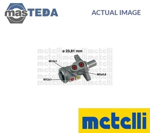 05-0448 CILINDRO MAESTRO DE FRENO METELLI PARA MAZDA 2 1.4,1.6,1.25,1.4 CD,1.2 - Imagen 1 de 5
