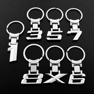 For BMW 1 3 5 6 7 8 X Series Car Logo  Key Chain Keyring Keychain Key Ring Alloy