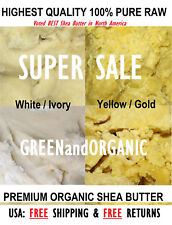 100% PURE RAW AFRICAN SHEA BUTTER Unrefined Organic GHANA Choose SIZE And COLOR