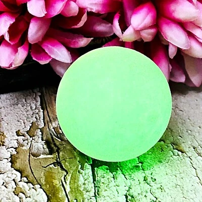 Moon Light Glow Shine Pearl Stone Leklai Green Lucky Wealth Thai Amulet #17124 - Image 1 of 4