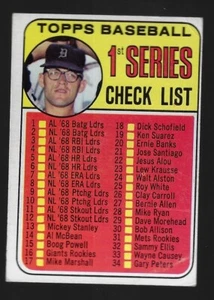 1969 Topps Set Break #57 Checklist 1109 (marcato) - Foto 1 di 2
