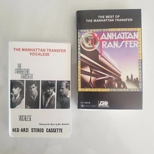 The Manhatten Transfer - Lot of 2 Cassettes - Vocalese - The Best Of - Foto 1 di 3
