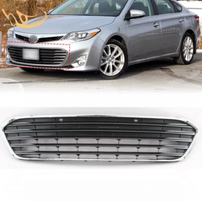 Parachoques delantero parrilla inferior con moldura cromada para Toyota Avalon 2013 2014 2015 Foto 1 de 4