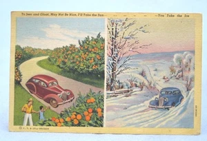 Alte Postkarte 1946 -- To Jeer & Gloat, May Not Be Nice - Bild 1 von 5