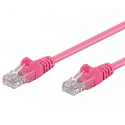 Intellinet Cavo di rete Patch CCA Cat. 6 Rosa UTP 1 m - Immagine 1 di 3