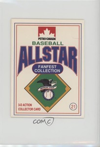 1991 Petro-Canada All Star FanFest Stand-Ups Rickey Henderson #21 HOF