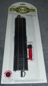 Bachmann E-Z Track HO 9" Straight Terminal Rerailer with Wire - Steel Alloy - Picture 1 of 1