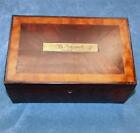 Fine Antique Personal Box, Beautiful Inlaid Wood