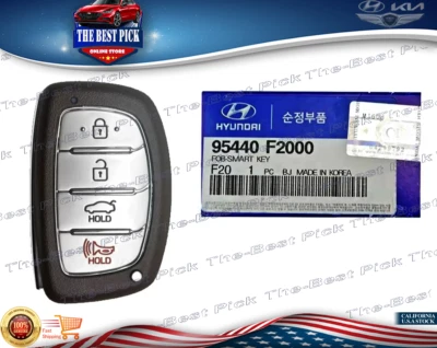 ⭐GENUINE⭐ FOB Smart Key ( Remote Only ) For 2017-2018 Hyundai Elantra 95440F2000 - Image 1 of 2