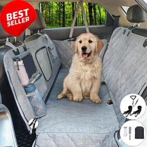 Waterproof Dog Car Seat Cover, 6-in-1 Hammock with Mesh Window - Picture 1 of 12
