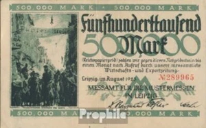 Banknoten Leipzig 1923 Inflationsgeld Stadt Leipzig gebraucht (III) 500.000 Mark - Bild 1 von 1