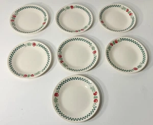 Set Of 7 Corelle Farm Fresh Homemade 6 3/4" Bread Dessert Plates Microwave Safe - Picture 1 of 12