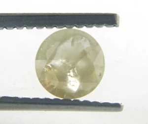 0,60 quilates Natural Real Forma Redonda Gris Color Corte Rosa Diamante 5,57-5,60x2,23 mm - Imagen 1 de 16
