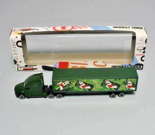 CAMION KENWORTH TRASPORTO 7UP /  SCALA 1:87 MONDO MOTORS - Immagine 1 di 3