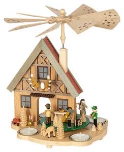 Richard Glässer Pyramide Teelichtpyramide Forsthaus Seiffen, Erzgebirge, # 16255 - Bild 1 von 2