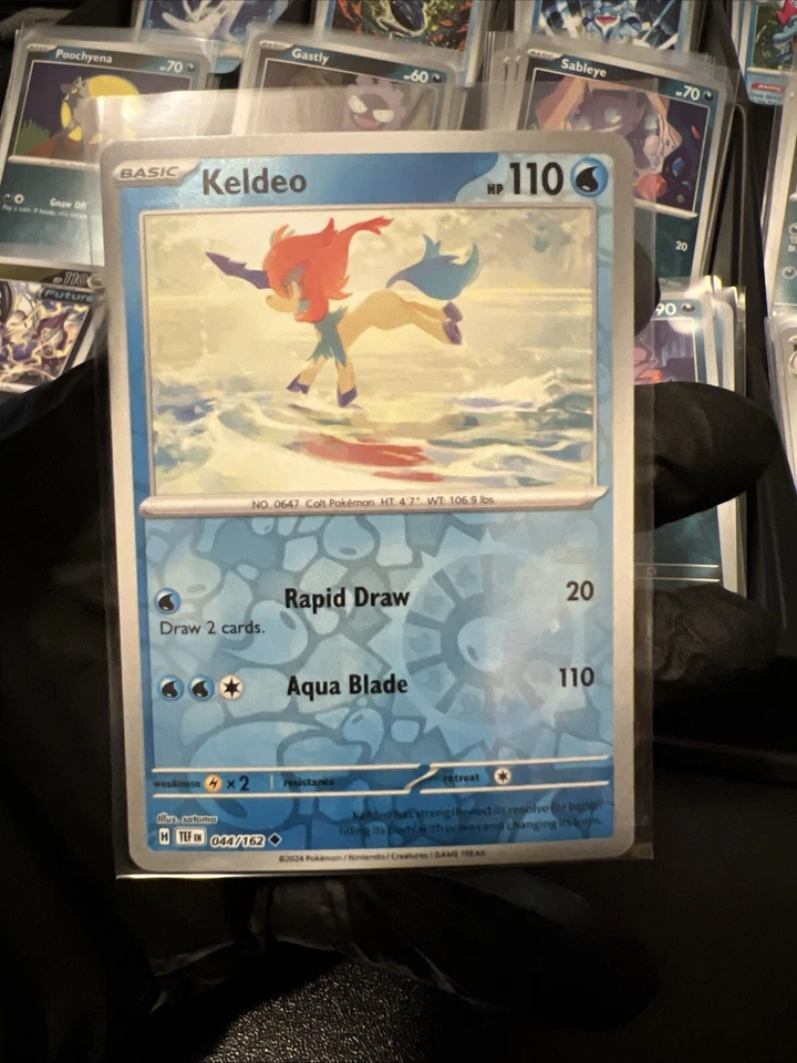 Keldeo 044/162 Sv05: Temporal Forces Reverse Holo - Image 1 of 1