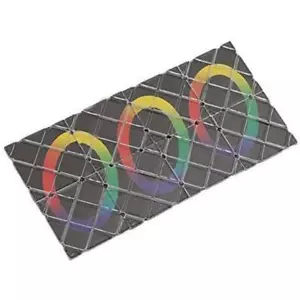 8 Panel 3 Ring Rubik Master Magic Folding Puzzle Toy Ghost Hand illusion - Foto 1 di 1