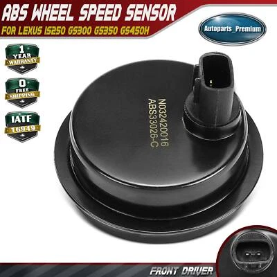Front Left ABS Wheel Speed Sensor for Lexus IS250 2006-2012 GS300 GS350 GS450h - Image 1 of 4