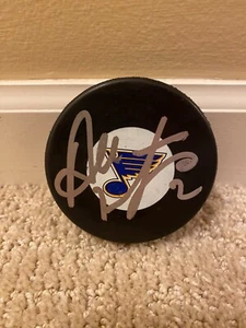 Al MacInnis Signed Autograph Auto HOF St. Louis Blues Logo Puck - Picture 1 of 1
