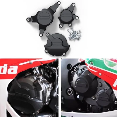 Cubierta de protección del motor de motocicleta negra apta para Honda CBR1000RR 2008-2016 Foto 1 de 4