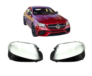 Lenses Headlights Glass Mercedes W213 E-Class 16 - 20 Scatter Disc Cover - Picture 1 of 8