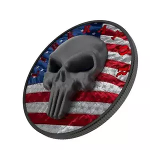 Dark Side 2021 One Soul "THE LIBERATOR" American Skull 1oz Silbermünze - Bild 1 von 4