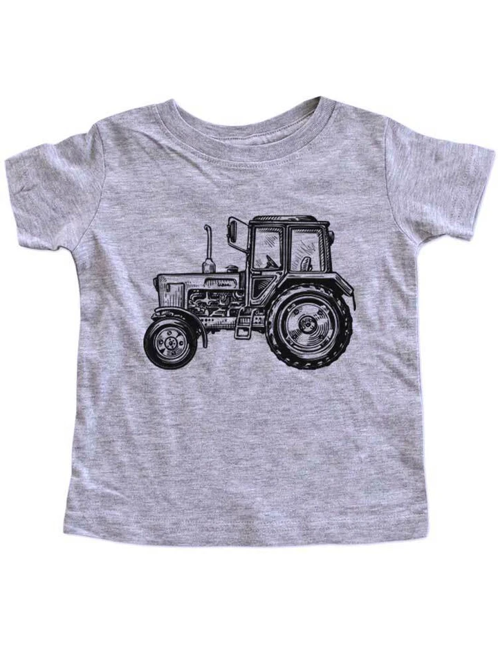 Tractor Granja Granjero Equipo Sorpresa Embarazo Bebé Bebé Niño Juvenil Camisa Foto 1 de 1