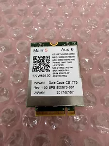 Module WWAN HP Probook/EliteBook 800870-001 4G LT4120 796927-001 - Photo 1/2