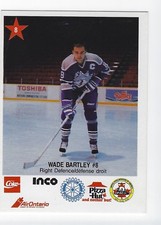 1990-91 Sudbury Wolves (OHL) Wade Bartley