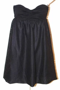 H&M Nuevo con etiquetas Negro StraplessEmpire Cintura Burbuja Vestido Talla 6 - Imagen 1 de 5