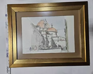 Piero Cicionesi Scene d'Italia Inchiostro e Acquerello - Foto 1 di 5