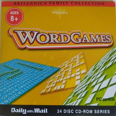 WORD GAMES: BRITANNICA FAMILY COLLECTION - PROMO PC CD-ROM (2007) 10,000 PUZZLES - Image 1 of 2